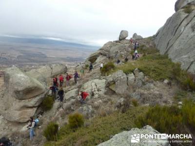 La sierra de Paramera - Castillo de Manqueospese / Aunqueospese - Castro Celta de Ulaca; senderismo 